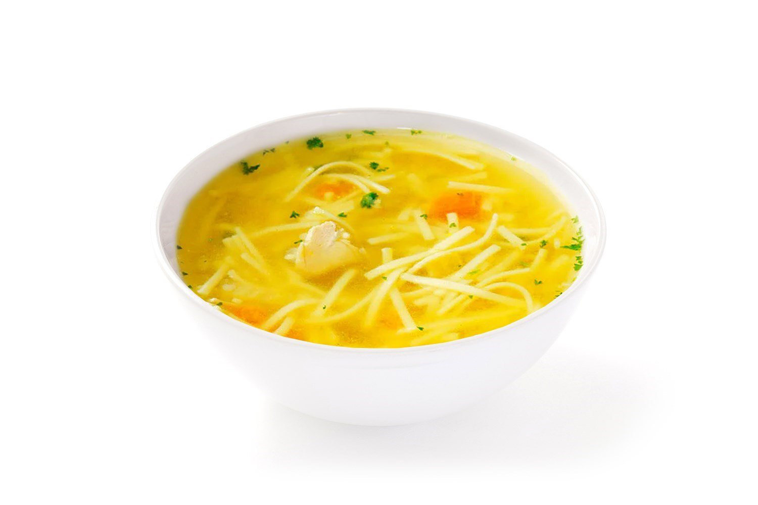 Куриный суп в тарелке фото